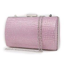 Pochette rosa elegante da