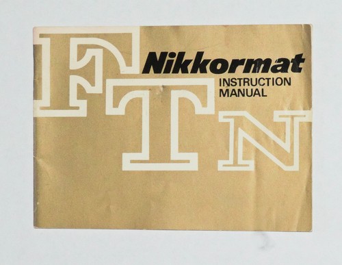 Manuale originale nikkormat - manuale,