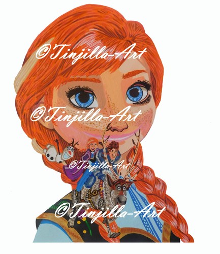 Tinjilla art stampa disney - tinjilla, a4