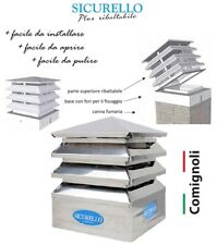 Sicurello plus Comignolo Base Quadrata APRIBILE RIBALTABILE ISPEZIONABILE. CE