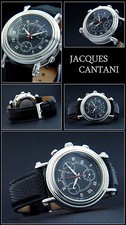 Uomo Cronografo Jacques Cantani Acciaio Inox Kal.G10 Swiss Made JC-550 Classico