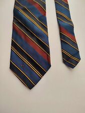 CRAVATTA VALENTINO 100% SETA VINTAGE REGIMENTAL KRAWATTE MADE IN ITA