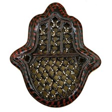 Applique da Parete Interna o Esterna in Terracotta Dipinta a Mano - Artigianato 