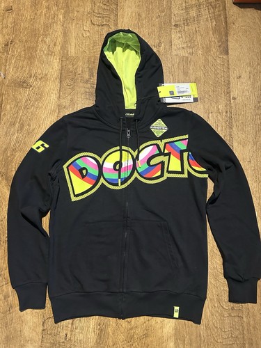Felpa con cappuccio zip vr46 - felpa,