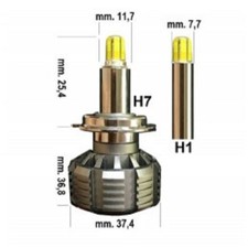 KIT H7 LED 2 PZ RIATEC MOD7887