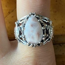 Anello Natrolite Argento