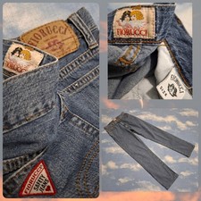 TROUSERS woman vintage FIORUCCI safety Jeans tg.31-45 circa M made in Italy RARE