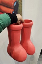 MSCHF boots Woman Donna Big Red Sexy Stivali Fashion Nuovi Discoteca Party N38