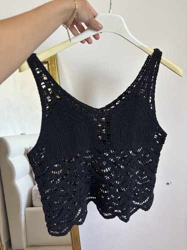 Zara canotta crop top - donna, s