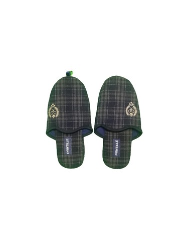 Pantofole blu grigie con - blu, e