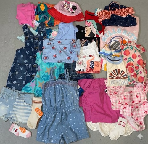 Lotto abbigliamento bambina