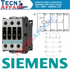 Contattore AC-3P 9A 4KW 400V