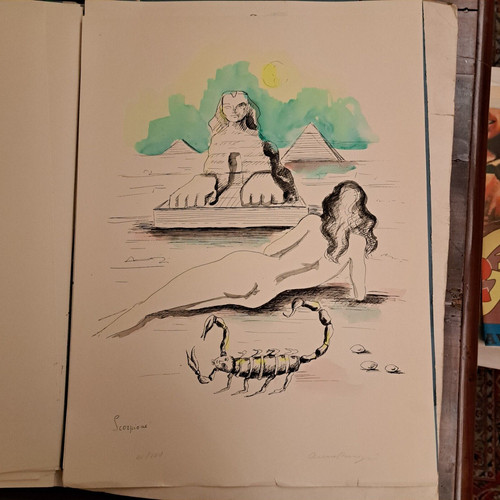 Litografia 1985 anna - 1985, ceruti
