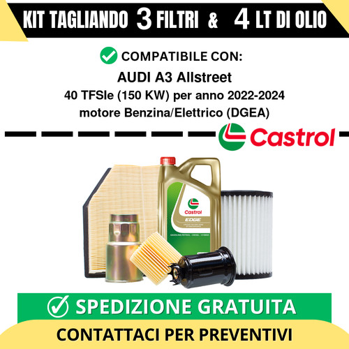 Tagliando per audi - audi, a3