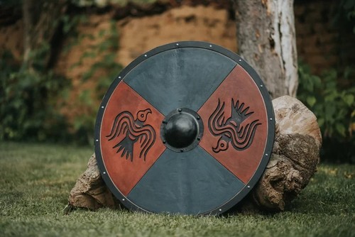 Scudo vichingo corvo odino - scudo,