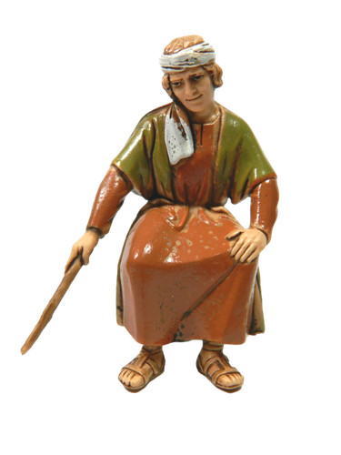 Pastore cammelliere seduto - pastore,