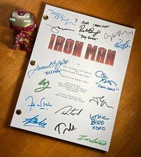 Scritta Iron Man firmata -