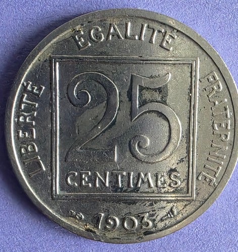Francia orig 25 centesimi - francia, orig.