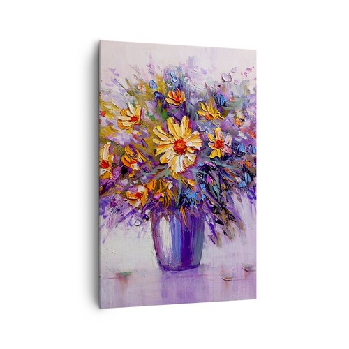 Quadro tela 80x120cm fiori - 80x120cm,