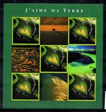 Francia 2002 Yv. 43 Foglietto 100% Nuovo ** San Valentino