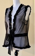 Top vintage trasparente in