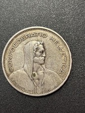 5 FRANCHI SVIZZERI 1932 MONETA