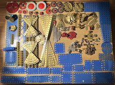 meccano d'occasion bleu et or