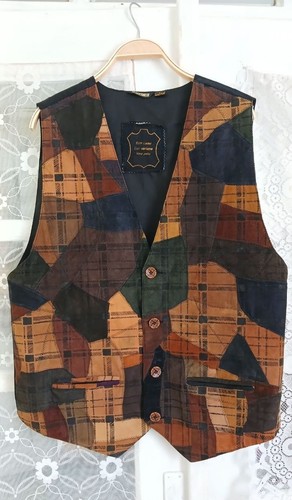 Gilet patchwork vintage anni - gilet,
