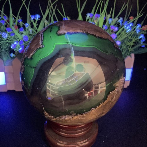 Sfera agata - , fluorescente