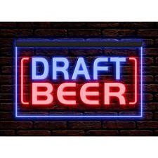 Insegna Neon Illuminata Bozza