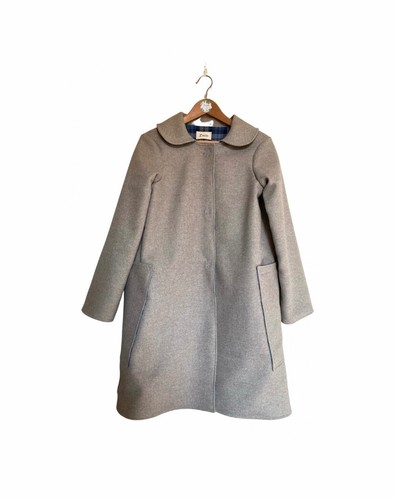 Cappotto bambina lana fatto - in,