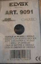 SCATOLA DA INCASSO 1 MODULO ELVOX VIMAR 9091 ELVOX 