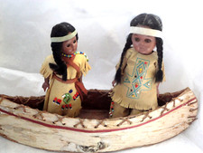 Lotto bambole indiane nativi