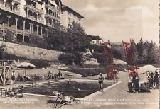 CARTOLINA TRENTINO BOLZANO PASSO DELLA MENDOLA GOLF HOTEL VIAGGIATA 1949