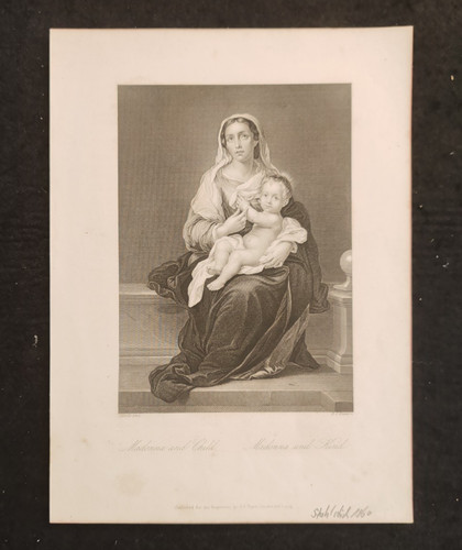 Madonna con bambino antica - bambino,
