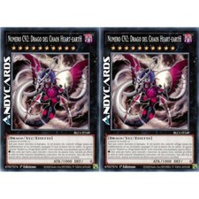 2x NUMERO C92: DRAGO DEL CHAOS HEART-EARTH • Comune • BLC1 IT149 • 1Ed • Yugioh!