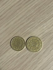 Coppia monete centesimi - monete, 50-20
