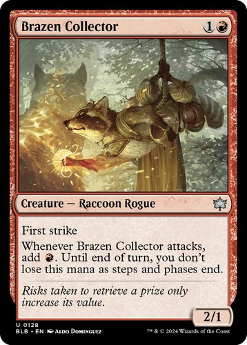 Brazen collector bloomburrow - brazen,