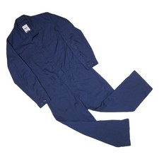 Salopette In Cotone Blu Navy