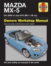 Manuale riparazione Mazda MX-5 (ottobre 2005-luglio 2015) da 55 a 15 Haynes