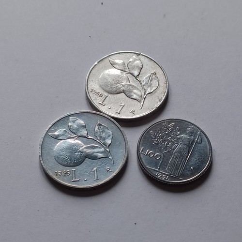 Monete repubblica italiana - monete, 1