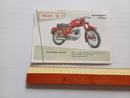 Ducati depliant italiano - 98,