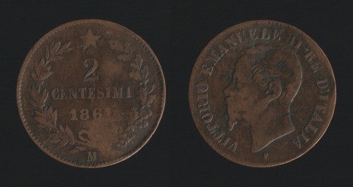 Centesimi 1861 milano - milano,