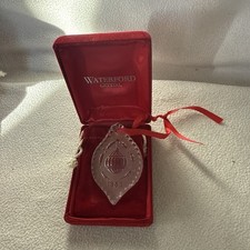 Waterford Crystal 1983 Decorazione Natalizia Annuale con Confezione Originale