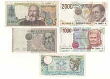 LOTTO X5 2000 LIRE GALILEO