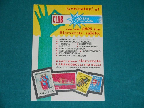 Cartolina astra francobolli - cartolina,