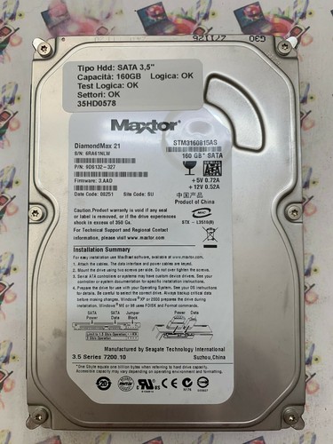 Hard disk usato sata - usato, 3,5"