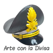 Cappellino maschile in ceramica da Maresciallo della Guardia di Finanza