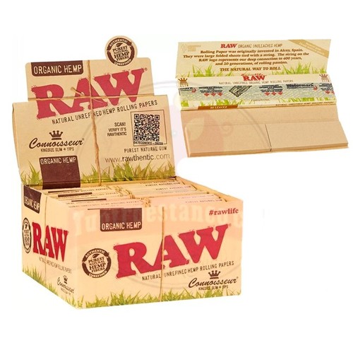 Cartine raw organic - cartine, hemp