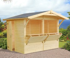 Chiosco legno per mercatini - in,
